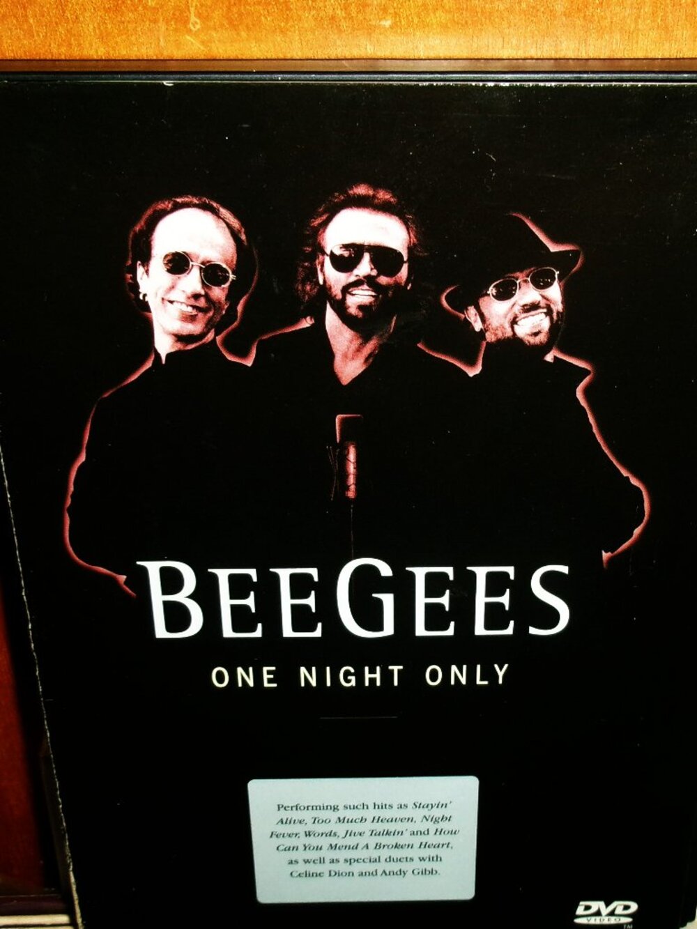 bee gees one night only 1998 dvd - barry robin maurice pop rock disco guilty